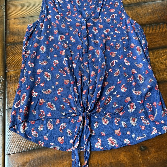 Lucky Brand ladies crop blouse - Picture 8 of 9